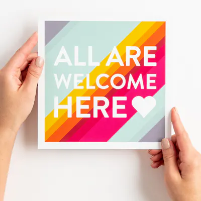 All Are Welcome Here: Branding Your Business With Print
