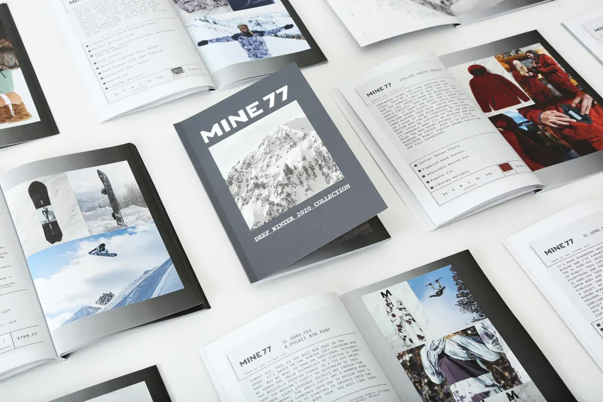 Shredding the Competition Lookbook Printing with Burton s Mine77